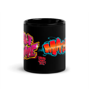 Marcus Black Glossy Mug