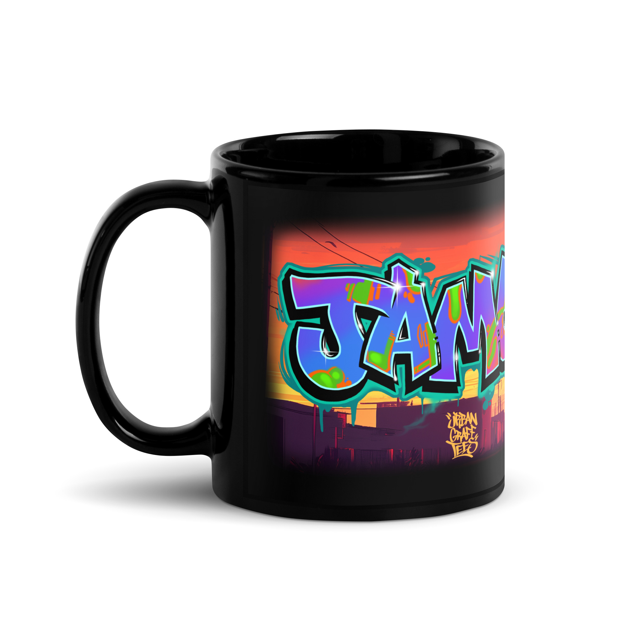 James Black Glossy Mug