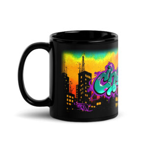 Charity Black Glossy Mug