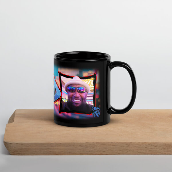 Desmond Black Glossy Mug - Image 3