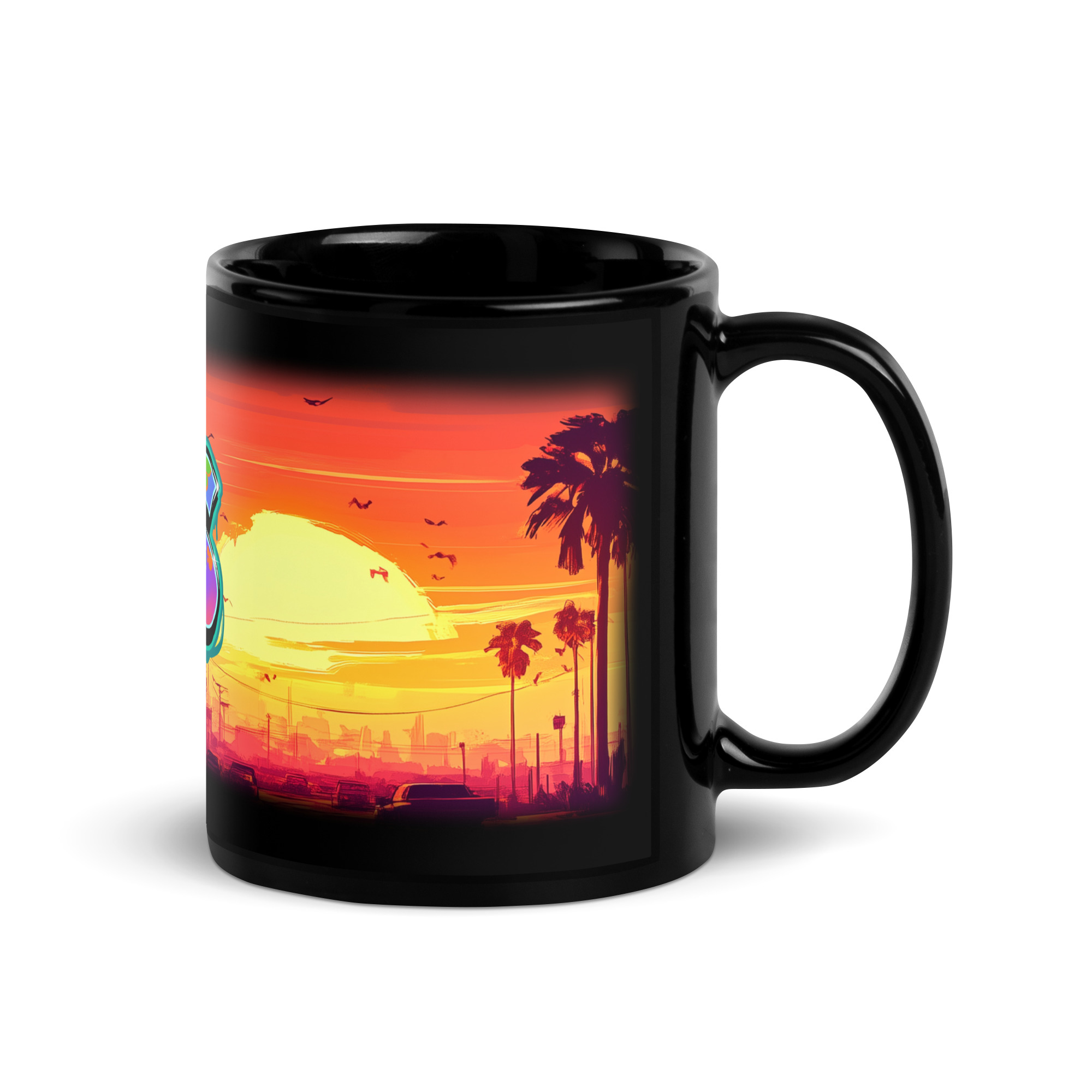James Black Glossy Mug - Image 3