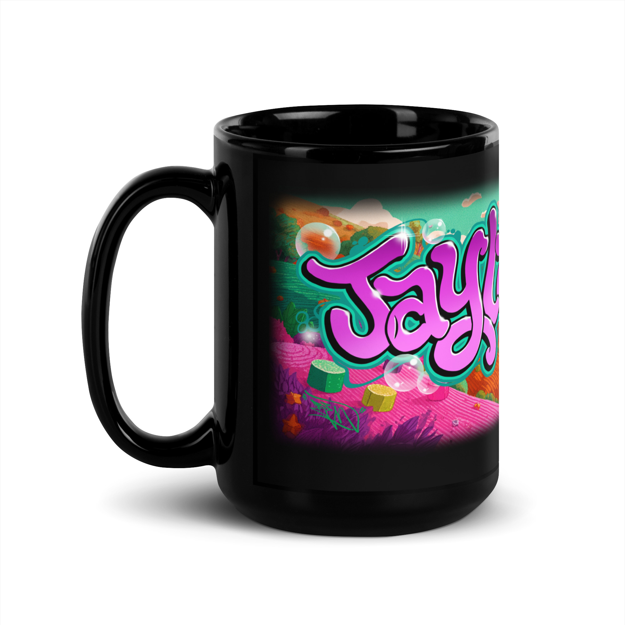Jayla Black Glossy Mug - Image 4