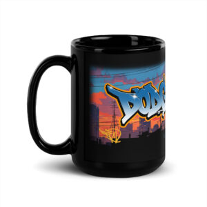 Dodge Black Glossy Mug