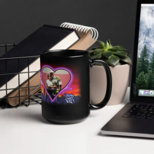 Latisha2 Black Glossy Mug