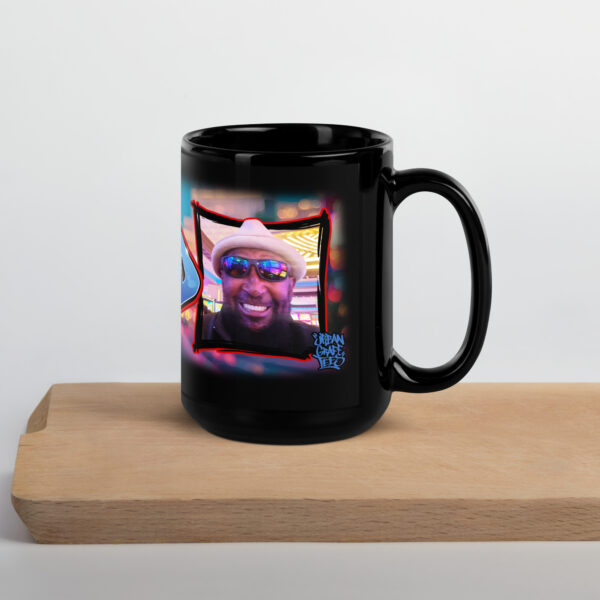 Desmond Black Glossy Mug - Image 6