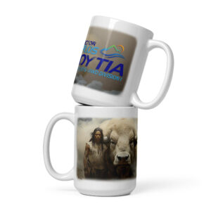 Goytia White glossy mug