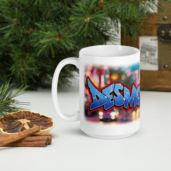 Desmond White glossy mug - Image 5