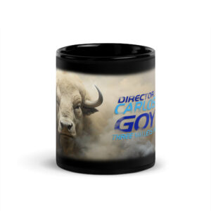 Goytia Black Glossy Mug