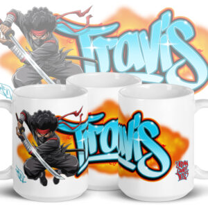 travislayout Travis White Glossy Mug