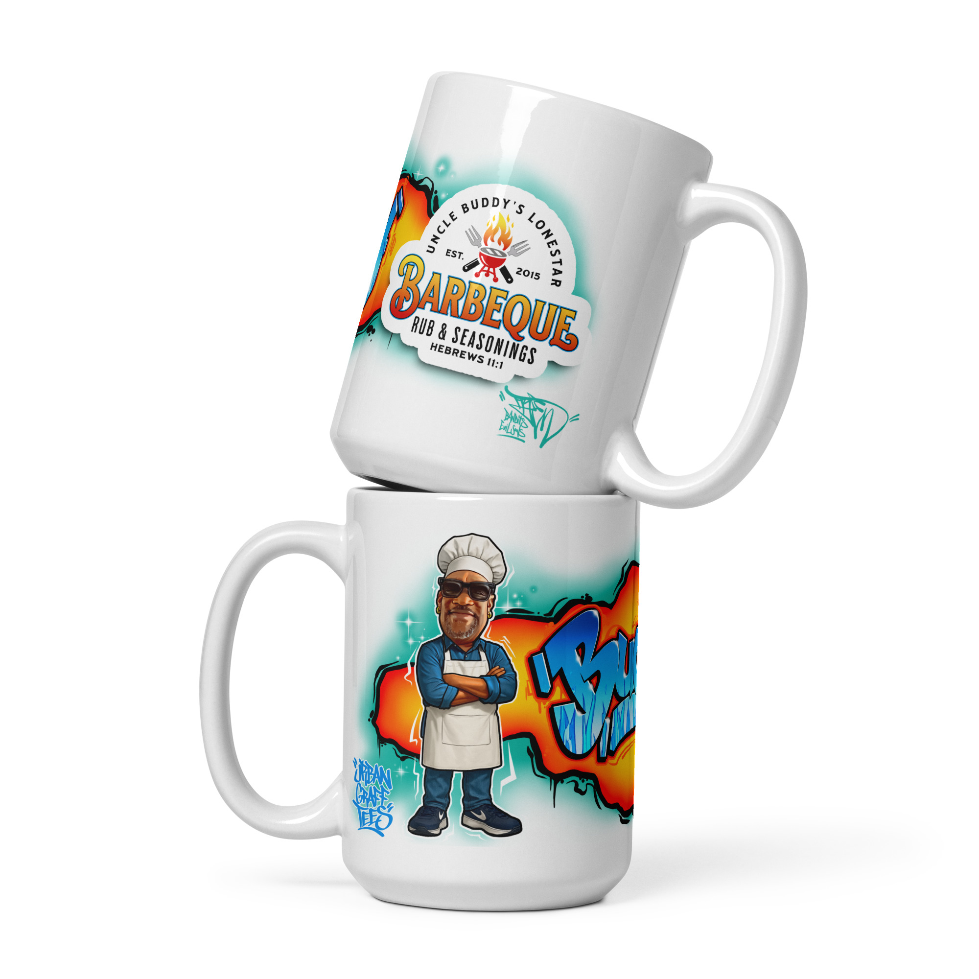 Buddy White Glossy Mug - Image 2