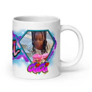Jessica White Glossy Mug
