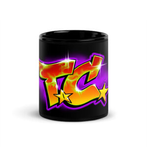 TC Black Glossy Mug