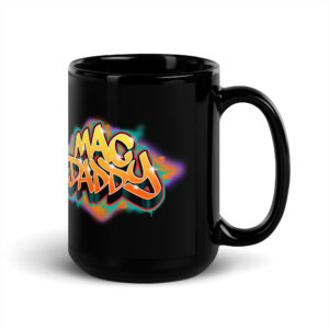 Mac Daddy Black Glossy Mug