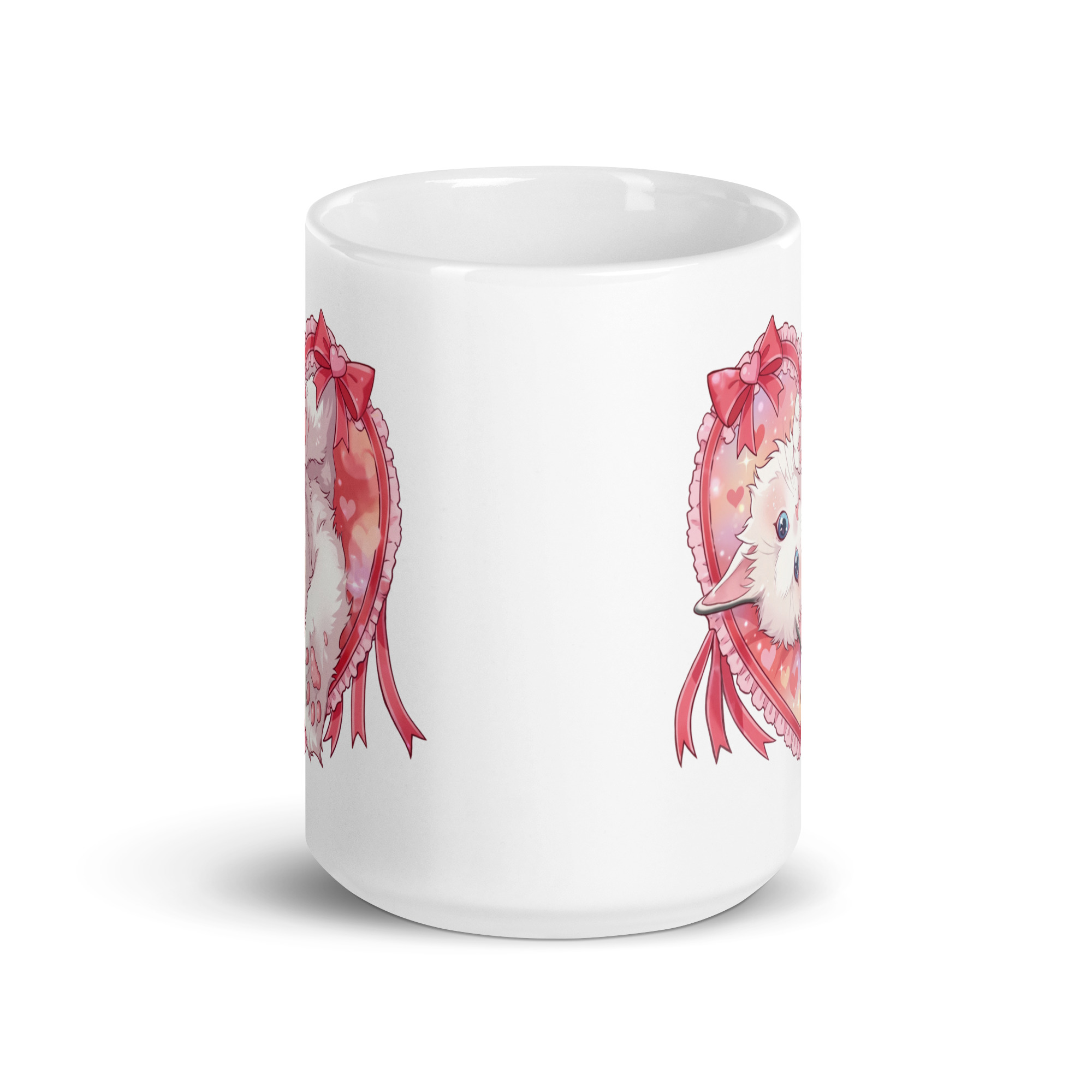 Kitty White Glossy Mug - Image 6