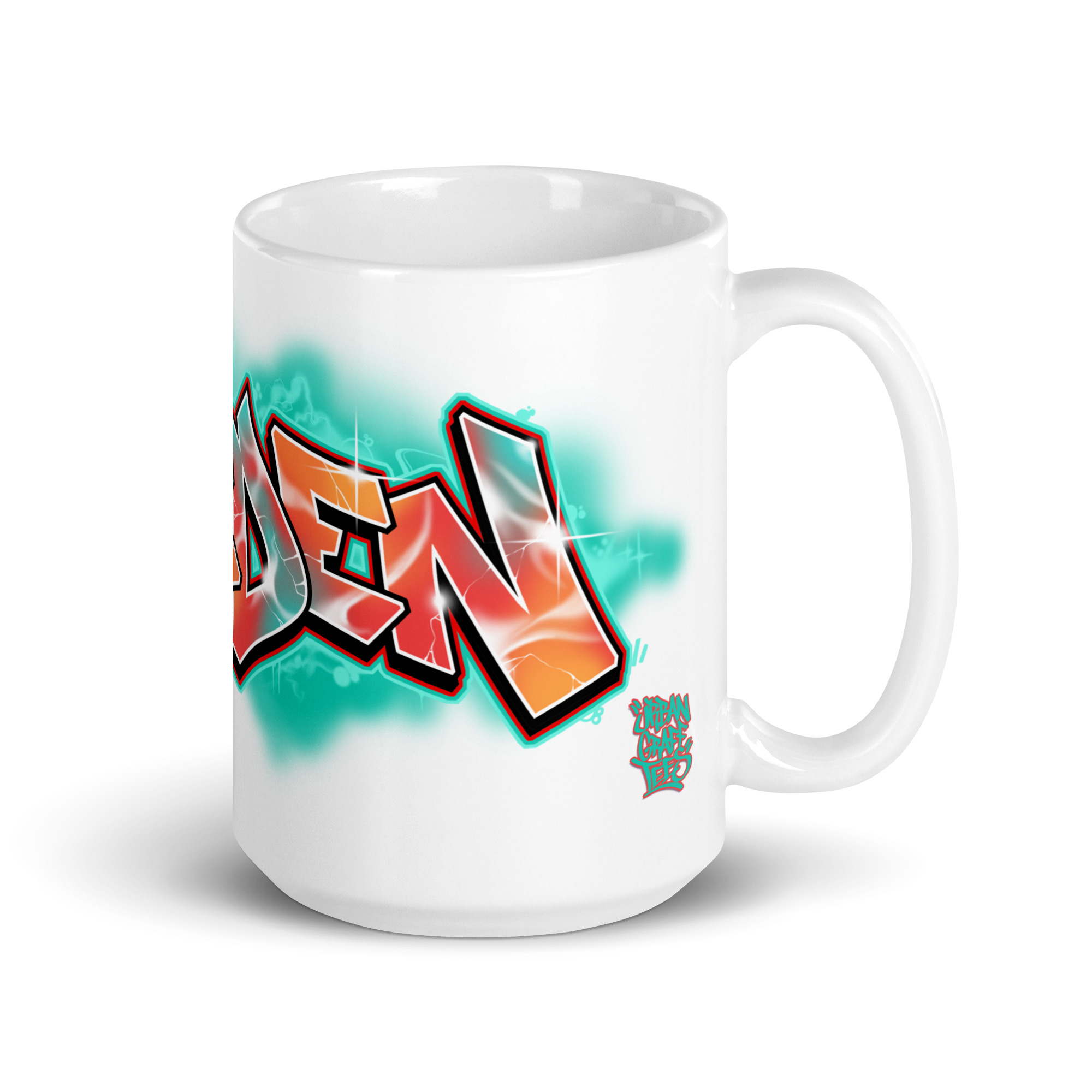 Eden White Glossy Mug - Image 3