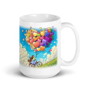 Lani White Glossy Mug