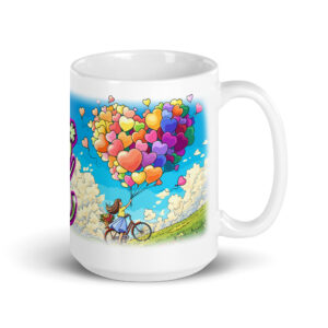 Lani White Glossy Mug