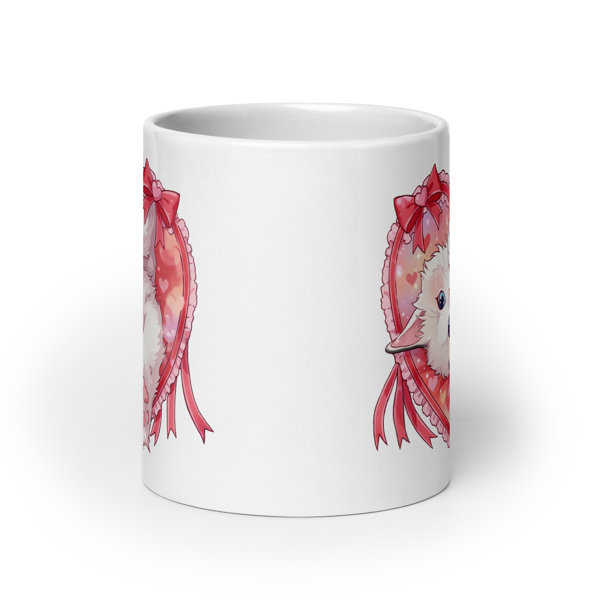 Kitty White Glossy Mug - Image 9