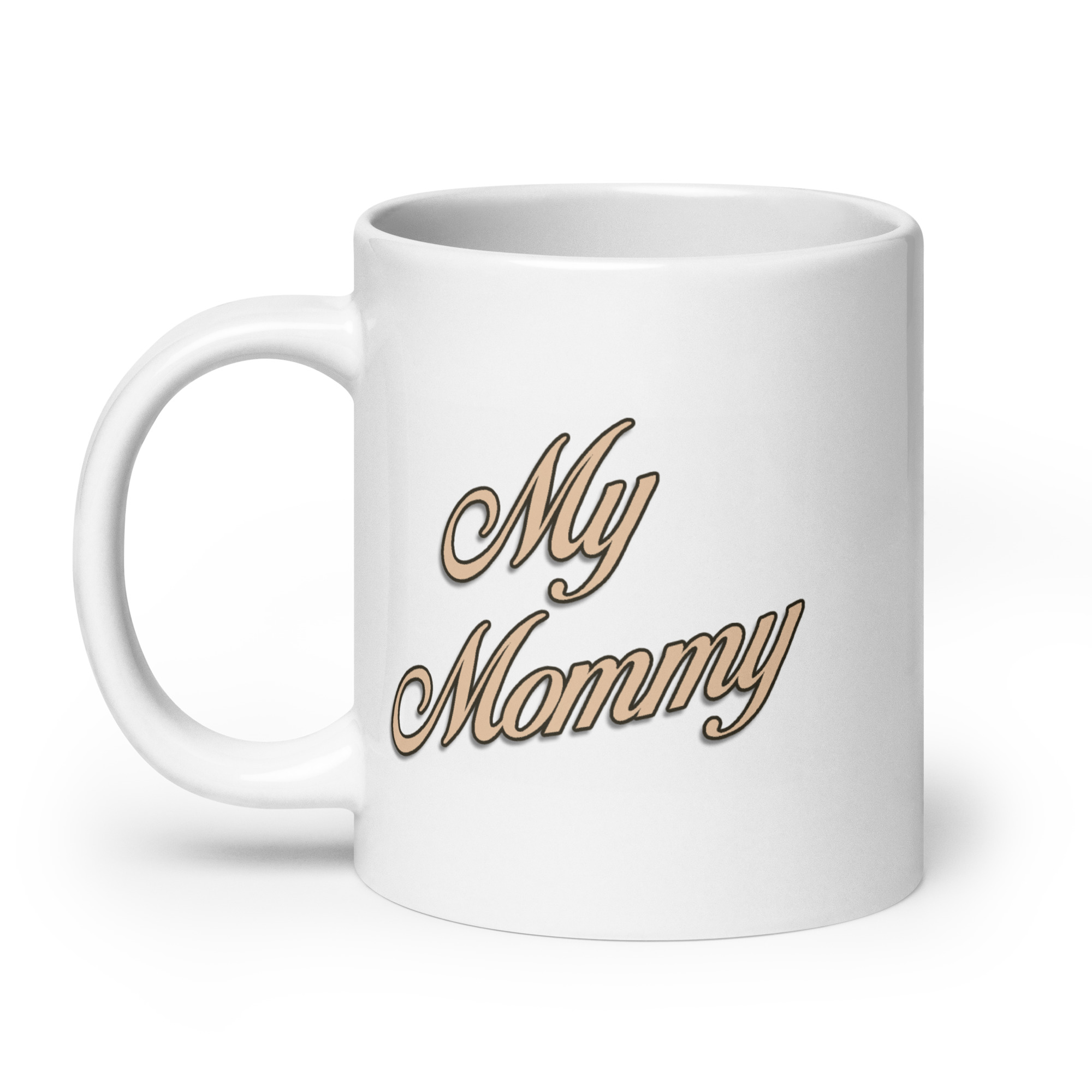 Big Cat White Glossy Mug - Image 8