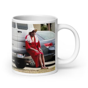 Retired White Glossy Mug