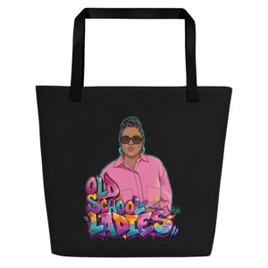 Melinda All-Over Print Large Tote Bag