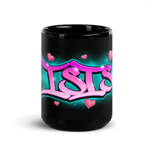 Isis Black Glossy Mug