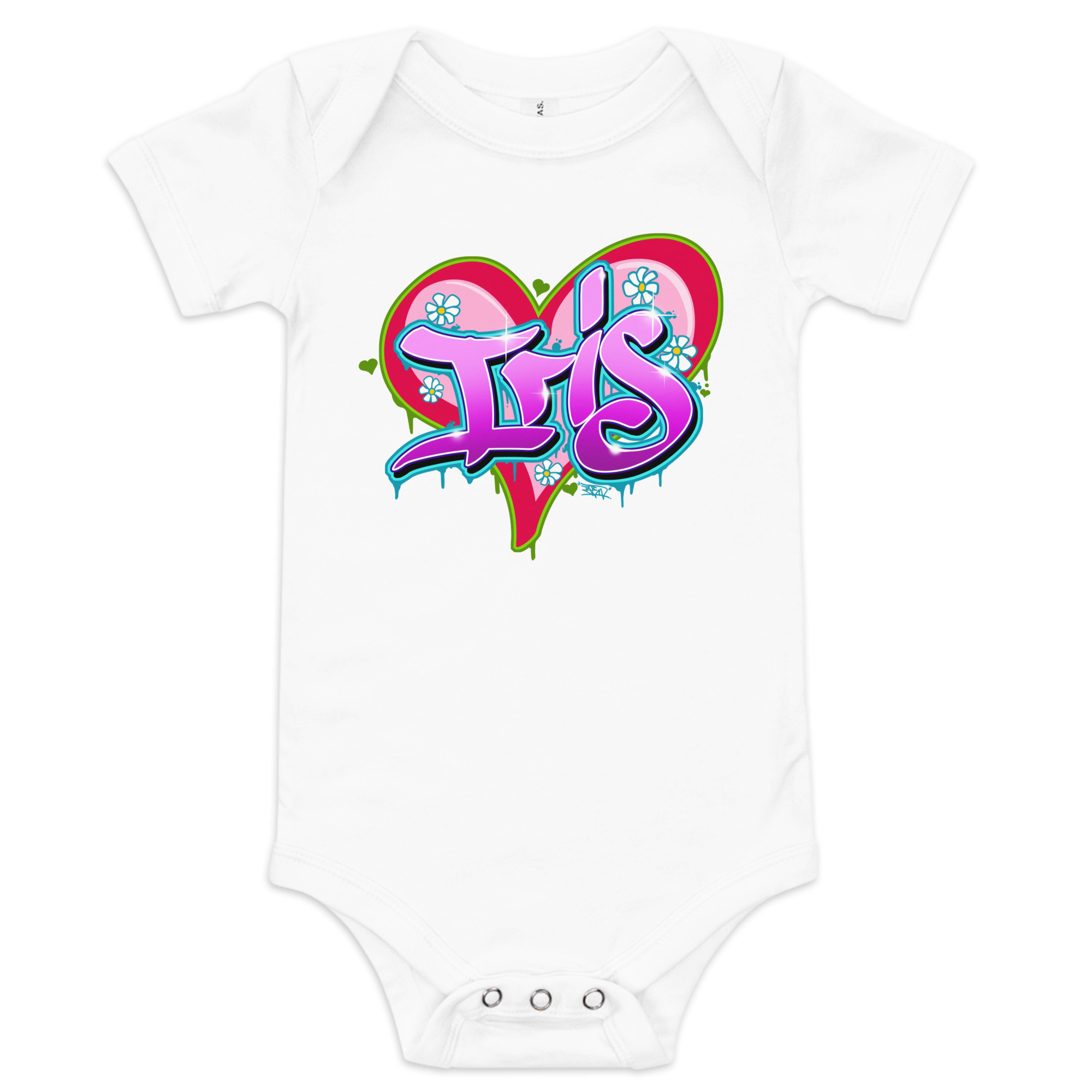 Iris Onesie- Black, White, Yellow - Image 3