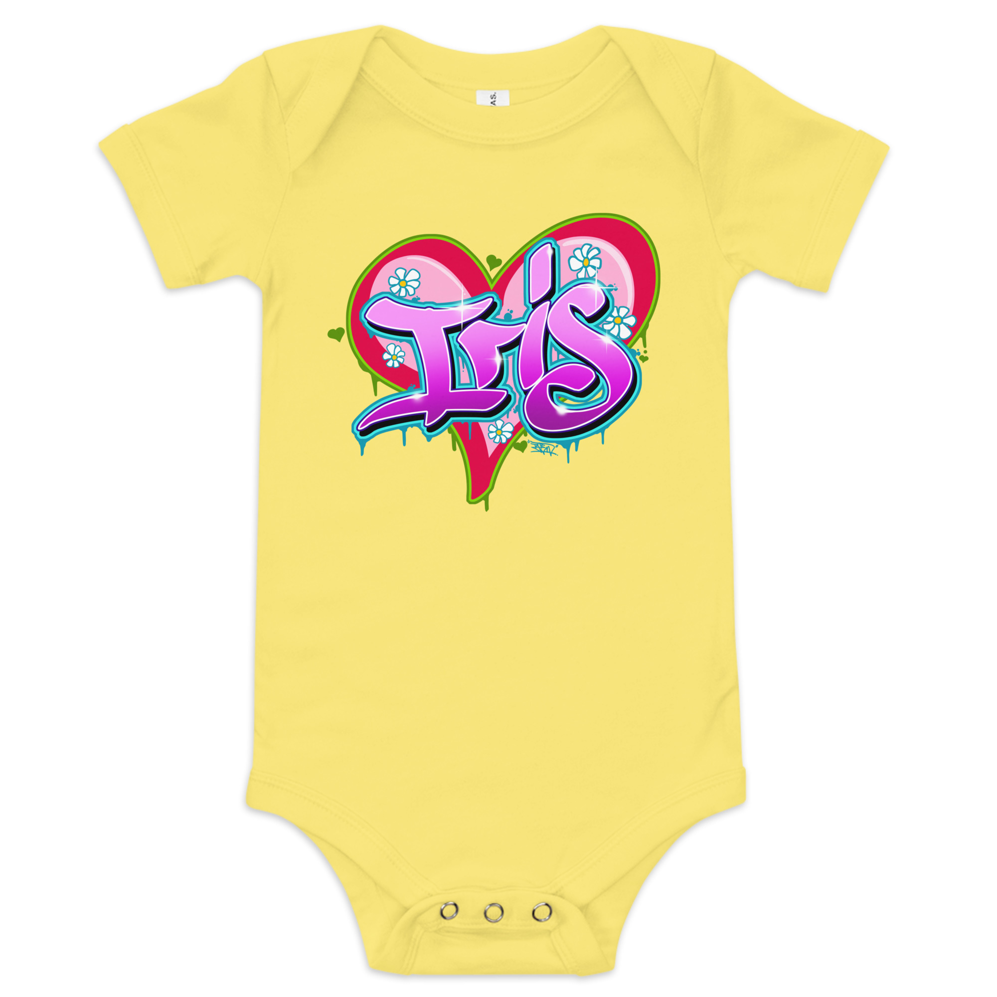 Iris Onesie- Black, White, Yellow - Image 2
