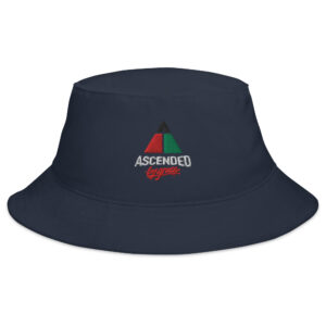 ABG 3 Color Bucket Hat- Navy