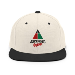Ascended Snapback Hat- Natural